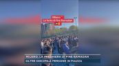 Milano, la preghiera di fine ramadan