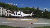 Ambulatori, elicotteri dalla terraferma, medici con il contagocce