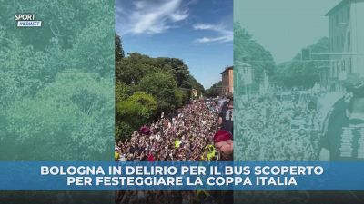 Bologna, che festa per la Coppa Italia!