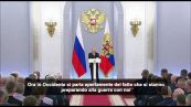 Putin: l'Europa si sta preparando alla guerra con programma di riarmo