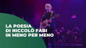 La poesia di Niccolò Fabi nell'album "Meno per meno"