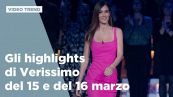 Gli highlights di Verissimo del 15 e del 16 marzo