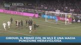 Giroud, punizione pazzesca