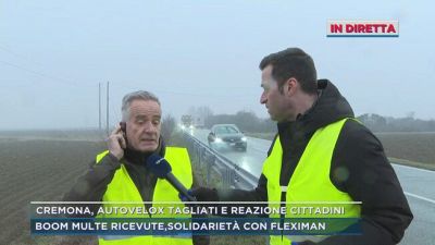 Cremona, autovelox tagliati e reazione cittadini