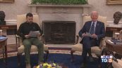 Zelensky incontra Biden, Harris e Trump