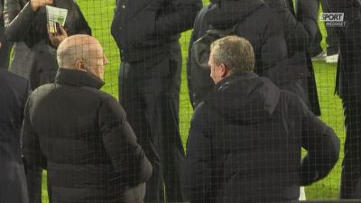Thuram, Arnautovic e Frattesi scherzano con Asllani
