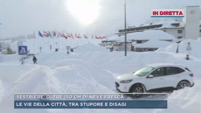 Sestriere, oltre 150 cm di neve fresca