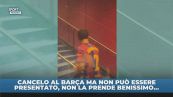 La reazione di Cancelo alla sua mancata presentazione al Camp Nou