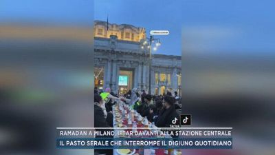Ramadan a Milano, Iftar davanti alla stazione centrale