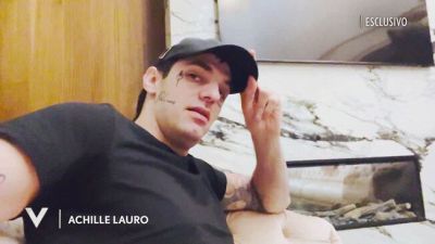 Max Biaggi: i saluti di Achille Lauro