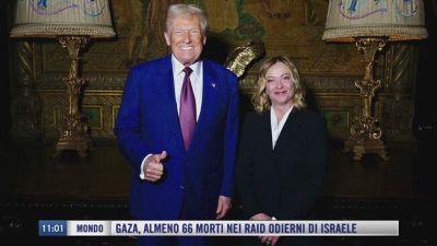 Breaking News delle 11.00 | Usa, visita lampo di Meloni da Trump