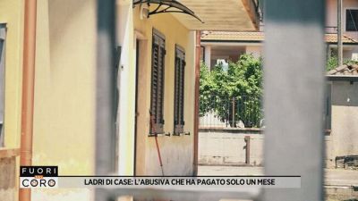 Ladri di case: l'abusiva che ha pagato solo un mese
