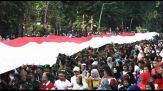 Migliaia di persone celebrano Indipendenza dell'Indonesia a Bogor