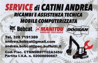 Service Ricambi assistenza tecnica mobile computerizzata BOBCAT MANITOU DOOSAN a L'Aquila