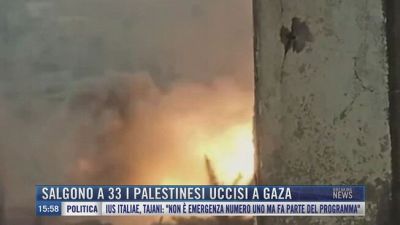 Breaking News delle 16.00 | Salgono a 33 i palestinesi uccisi a Gaza