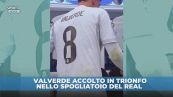 Real Madrid: standing ovation per Valverde nello spogliatoio