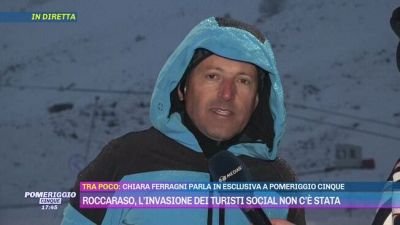 Roccaraso, l'invasione dei turisti social non c'è stata