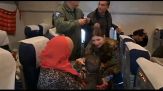 Bambini palestinesi arrivati in Italia da Gaza per essere curati