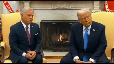 Il Re di Giordania dopo incontro con Trump: no sfollamento palestinesi