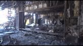 Quel che resta della tv di stato iraniana distrutta dai rai israeliani