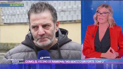 Como, il vicino di Ramona: "Ho sentito un forte tonfo"