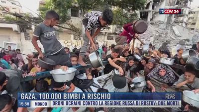 Breaking News delle 16.00 | Gaza, 100.000 bimbi a rischio