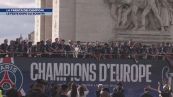 La parata dei campioni: Parigi celebra il Psg