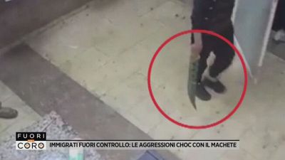 Immigrati fuori controllo: le aggressioni choc con il machete