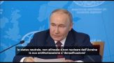 Putin: Impossibile raggiungere una soluzione pacifica senza la Russia