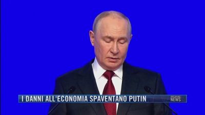 Breaking News delle 21.30 | I danni all'economia spaventano Putin