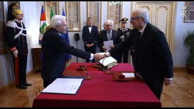Foti prende il posto di Fitto, il giuramento da ministro al Quirinale