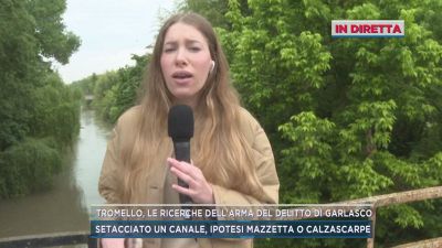 Tromello, le ricerche dell'arma del delitto di Garlasco