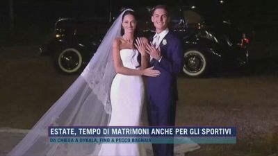 Estate, tempo di matrimoni anche per gli sportivi