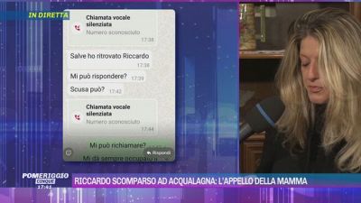 Riccardo scomparso ad Acqualagna: l'appello della mamma
