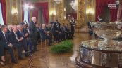 Azzurre e azzurre del tennis al Quirinale dal presidente Mattarella