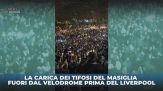 Tifosi Marsiglia scatenati