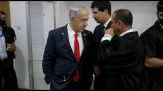 Netanyahu in aula per nuova udienza del suo lungo processo corruzione