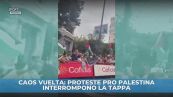 Vuelta: proteste pro-Pal interrompono la tappa