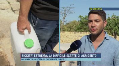 Siccità estrema, la difficile estate di Agrigento