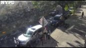Ice spara a uomo in macchina con bambino di 5 anni, il video della polizia