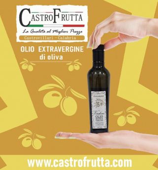 Bottiglie in vetro Olio Extravergine di Oliva - Prodotti Tipici Castrofrutta - Calabria