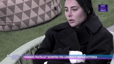 "Grande fratello" scontro tra Lorenzo e Maria Vittoria