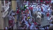 A Pamplona il primo "encierro", l'annuale folle corsa dei tori
