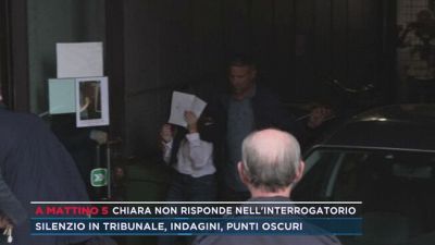 Chiara non risponde nell'interrogatorio