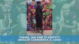 Araujo commenta il look di Lamine Yamal