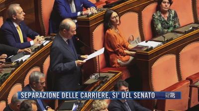 Breaking News delle 21.30 | Separazione delle carriere, sì del Senato