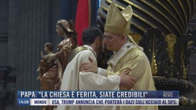 Breaking News delle 14.00 | Papa: "La Chiesa è ferita, siate credibili"
