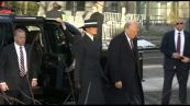 Trump e Melania alla chiesa di St.John prima del giuramento