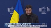 Breaking News delle 11.00 | Zelensky e Meloni a Washington