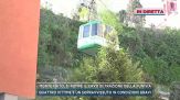 Monte Faito, si rompe il cavo di trazione della funivia